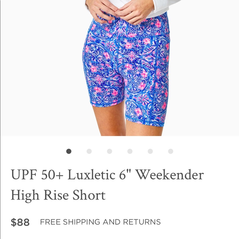 Lilly Pulitzer Taking it Easy weekender high rise shorts - Picture 2 of 5